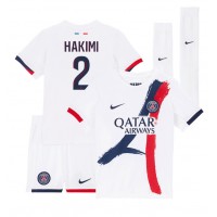 Paris Saint-Germain Achraf Hakimi #2 Udebane Trøje Børn 2024-25 Kortærmet (+ Korte bukser)